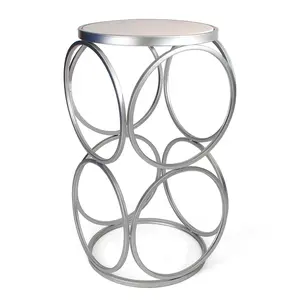 Britton End Table - Silver