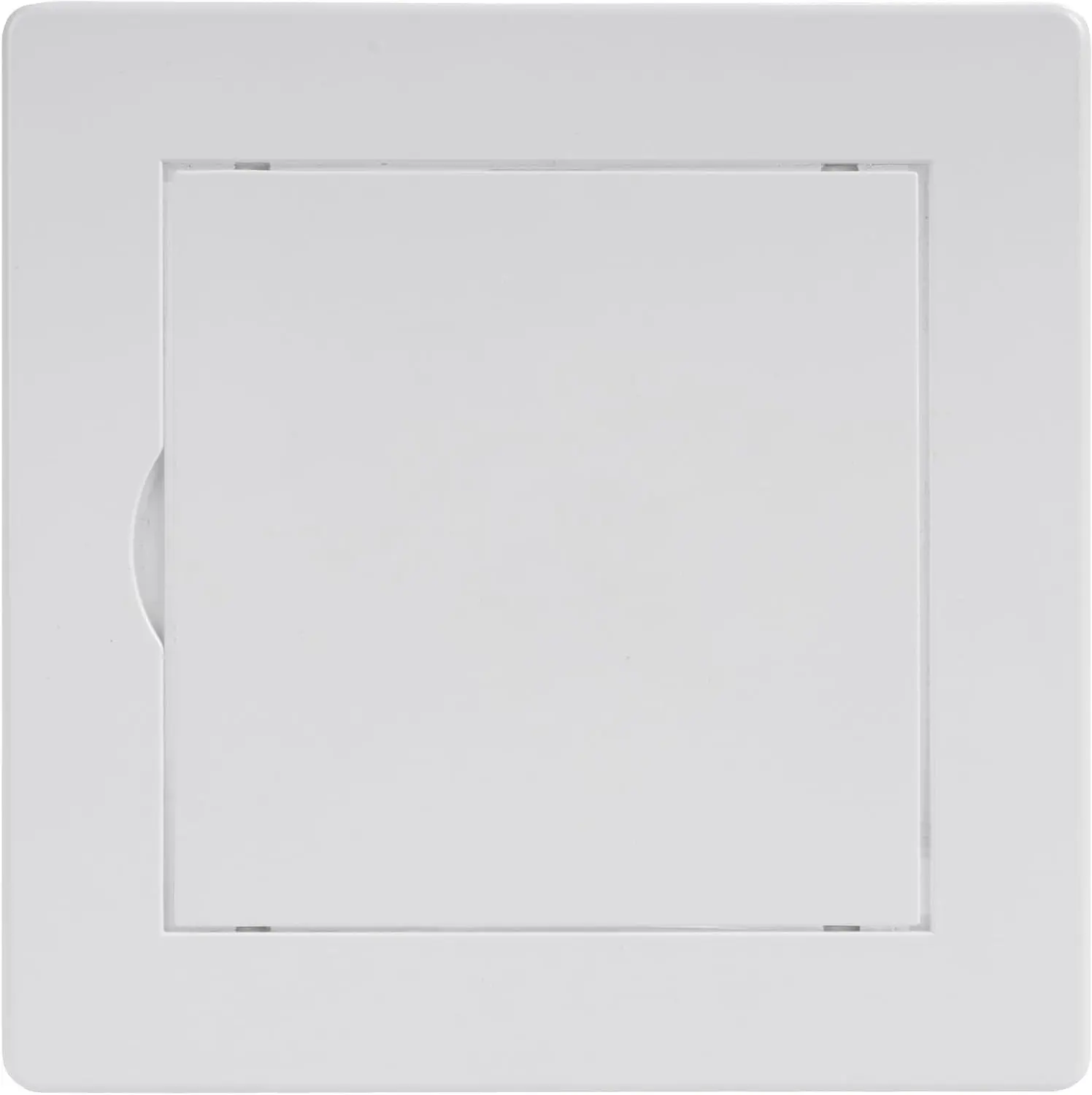 4x4 Inch White ABS Plastic Access Panel for Drywall - Square Wall & Ceiling Door for Plumbing Electrical HVAC - Indoor Drywall Crawl Space Access Panel