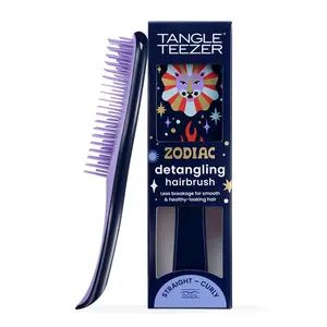 Tangle Teezer Zodiac Ultimate Detangler Hairbrush for Wet & Dry Hair, Eliminates Knots & Reduces Breakage for All Hair Types, Leo Gift