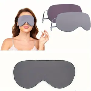 2PCS Sleeping Blindfold, with Adjustable Strap, Warm, Cool Double-Sided Use Of Sleep Blindfold, Super Soft Fabric Blocks Out Light Effectively, Comfort Sleep Eye Mask for Travel Meditation Nap