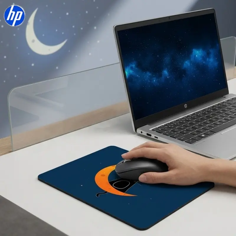 Hp Wireless USB Mouse with Pad, Ergonomic Design, Fast Response, Plug and Play, Suitable for Laptops, Computers, Ipads