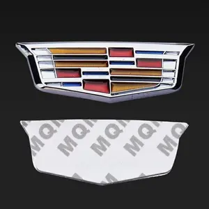 3D ABS Cadillac Logo Sticker For Cadillac ATS BLS CT4 CT5 CTS ESCALADE SRX STS XT4 XT5 XT6 XTS Side Fender Rear Trunk Decoration Accessories