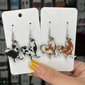 Chicken earrings