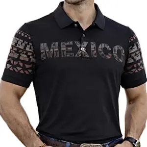 Men's Mexico Dry Fit Aztec Polo - (Fitted)