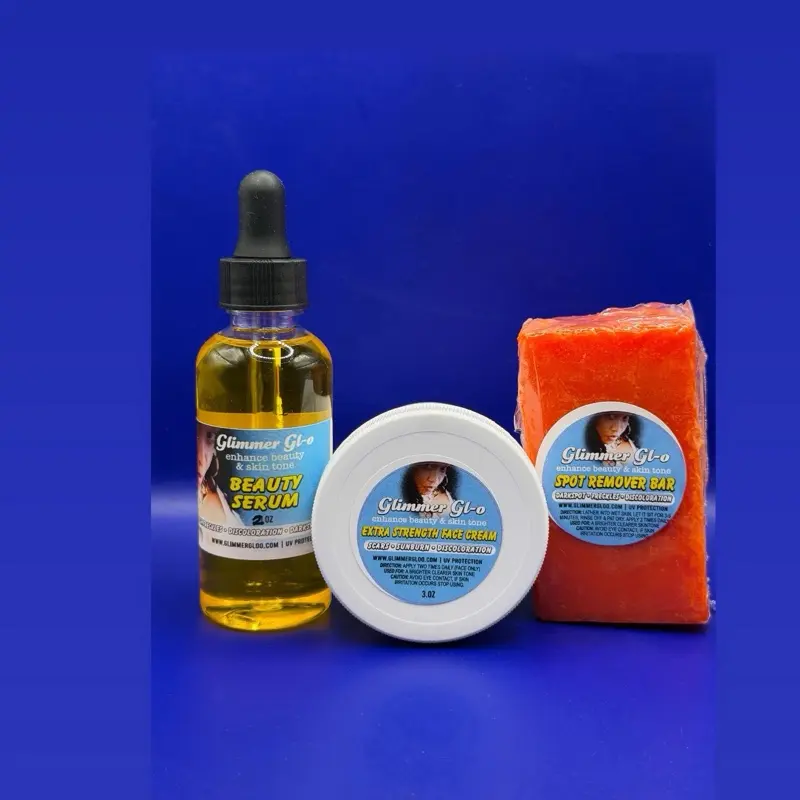 Glimmer Gloo Organic Extra strength brightening kit