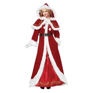 Deluxe Classic Mrs. Claus Costume
