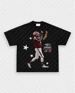 JOHNNY MANZIEL V2 TEE, Retro Football Shirt ,Football Shirt Christmas Gift Unisex, Football 90s Vintage Fan Gift,football American Graphic Vintage, Gift For women And Man Unisex T-shirt