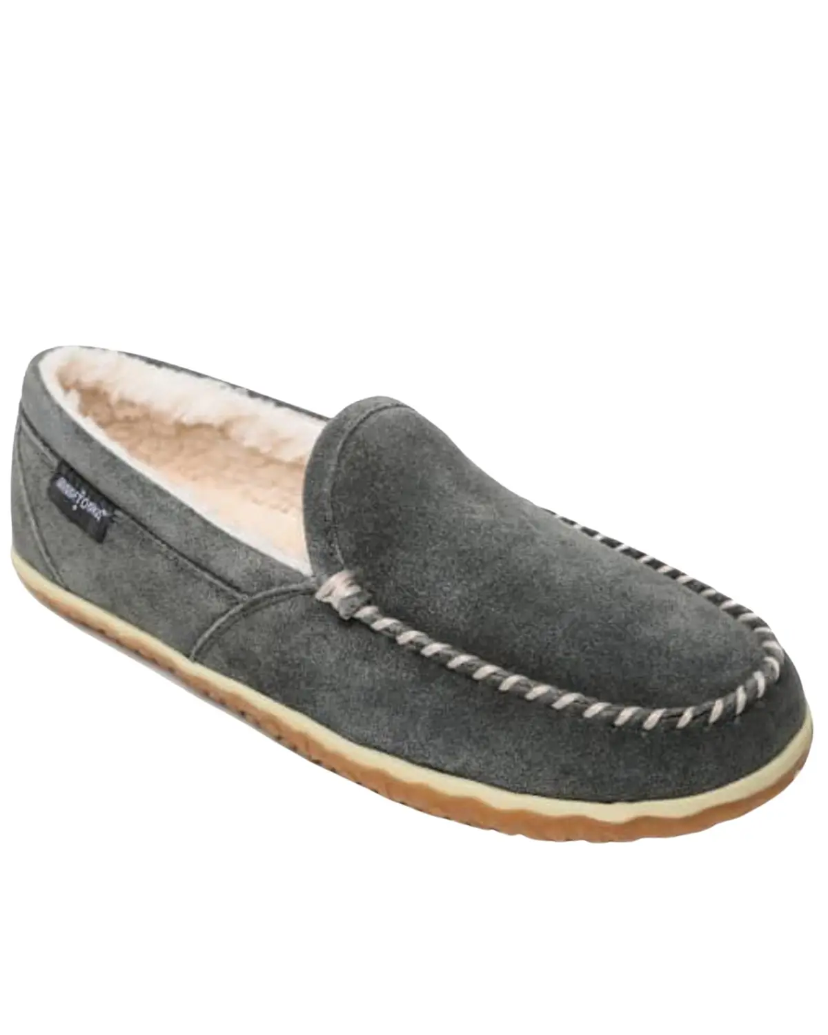 Minnetonka Men's Men'S Gray Tilden Slippers - 41005 Minnetonka Men's Men'S Gray Tilden Slippers - 41005