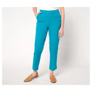 Isaac Mizrahi Live! Regular 24/7 Stretch Icon Ankle Pants