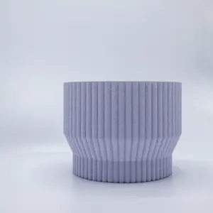 Lu Cop Niza Pot 3D Printed Flower Pot & Bowl Modern Home Decor Versatile Use for Flowers or as a Bowl Enhances Living Space