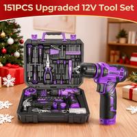 Purple 151-Piece Tool Kit