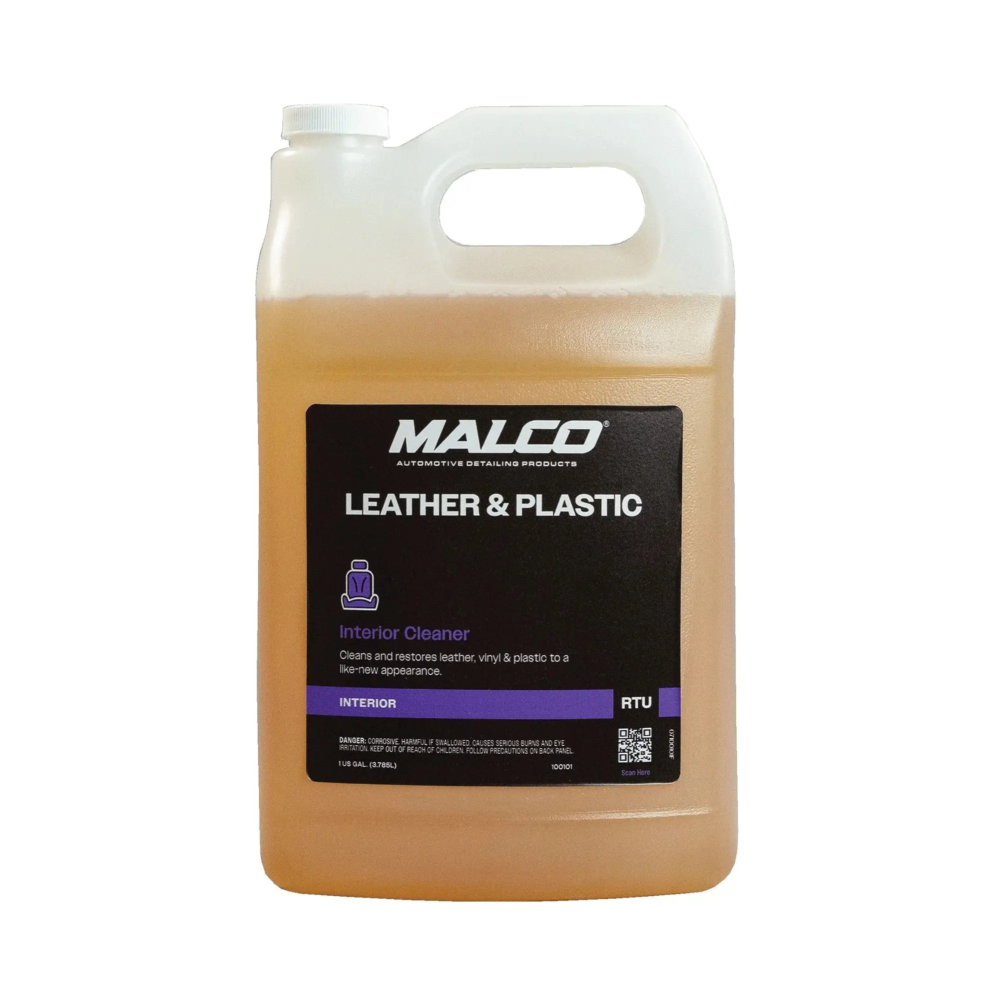 MALCO Leather & Plastic Cleaner - Effective Cleaning Solution for Leather, Leather Parts & Plastic Surfaces
