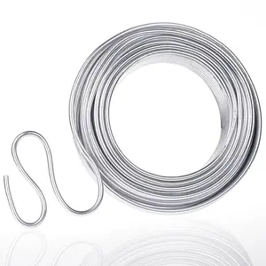 Wire,  9 Gauge Bendable Metal Armature  Craft Wire for Wreath Making Beading Floral (, 3 mm, 50 /15m)