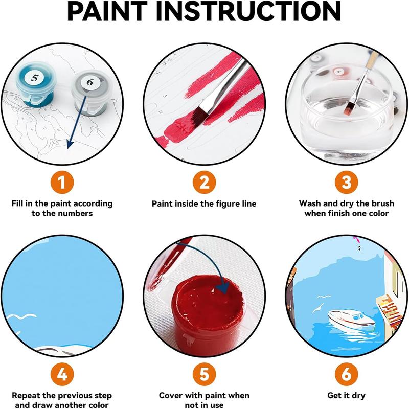 Customize Your Personalized DIY Paint-by-Numbers kit Using a Photo of Your Choice.Great Gift idea for Valentine's Day, Mother's Day, or Father's Day