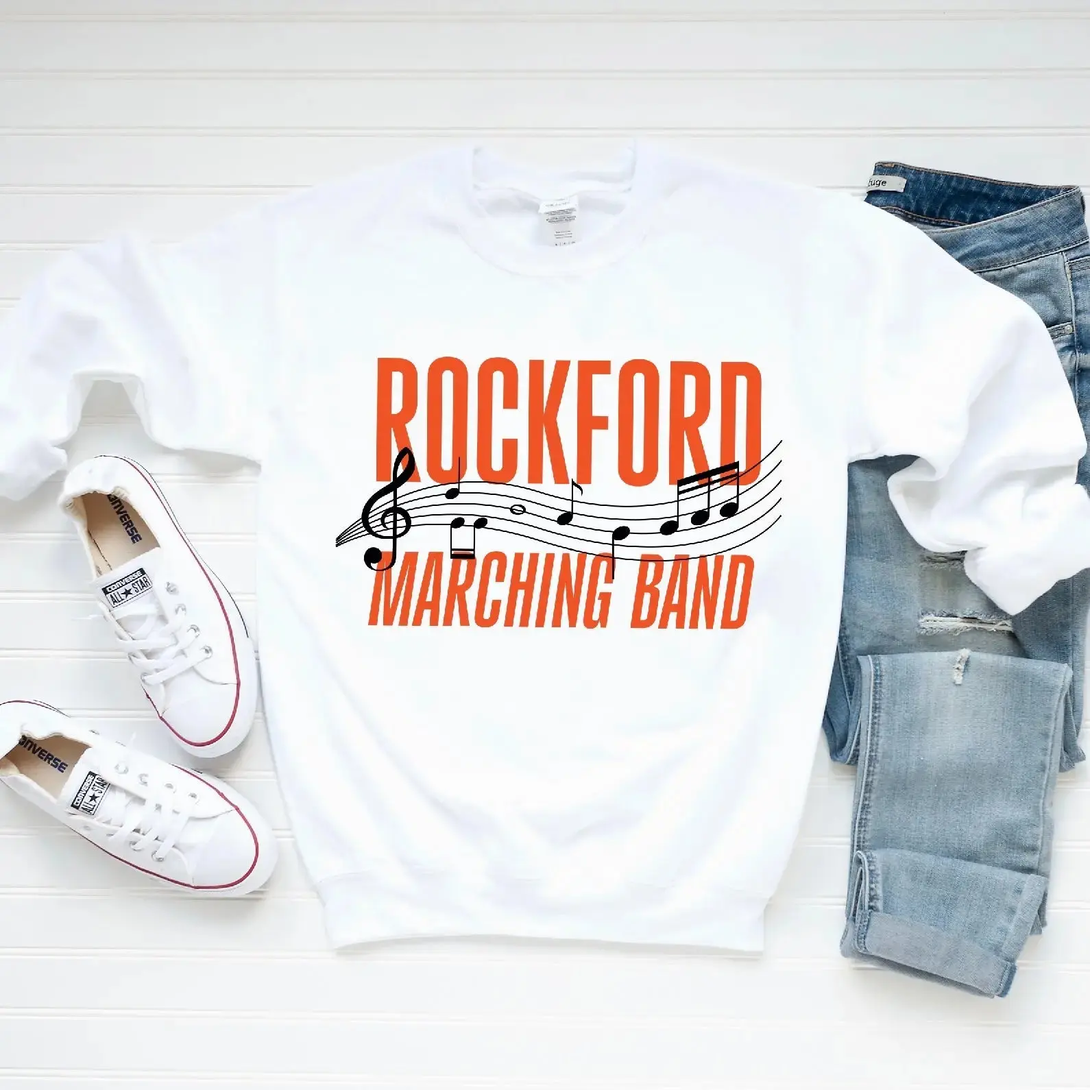 Marching Band • White Sweatshirt