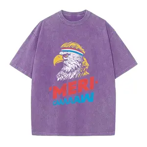 Meri-caaaaaw - Unisex T-Shirt - Funny 4th of July Merica Eagle