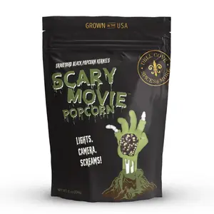 Graveyard Black Halloween Popcorn