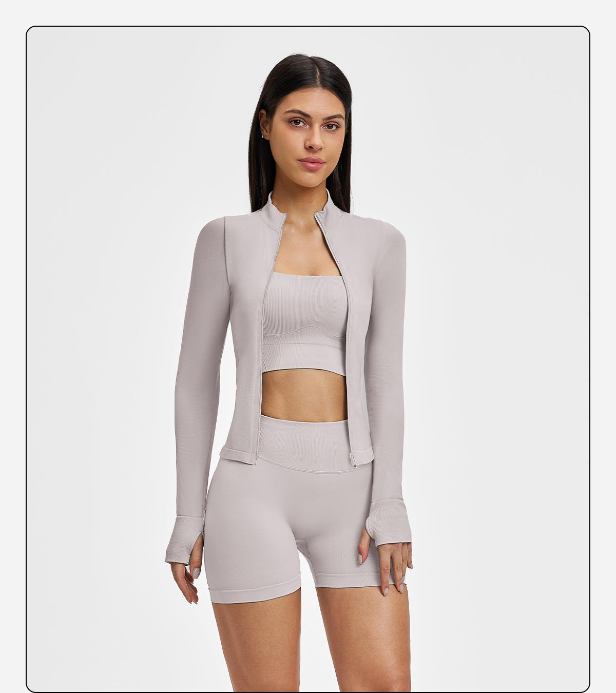 MFNIM Women’s Seamless Yoga Set – Cross-Back Design, Tight Fitness Wear, High-Stretch Running Workout Set