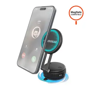 HyperGear Mag Vac Magnetic Phone Mount with Vacuum Suction Cup Base