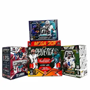 (833) 4 box  PICK YOUR TEAM football sports cards breaks!!!!!!! 4 - 2025 boxes including (1x) Phoenix MEGA box (1x) Optic blaster box. (1x) Mosaic blaster box.  (1x) Rookies and Stars HOBBY blaster BOX!!