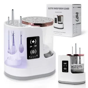 3-in-1 Electric Makeup Brush Cleaner & Dryer by [Brand Name] USB Portable Silicone Universal for Eyeshadow & Foundation Brushes