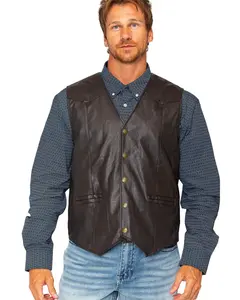 Cody James Men's Deadwood Vest - Cmba17v32-Brn