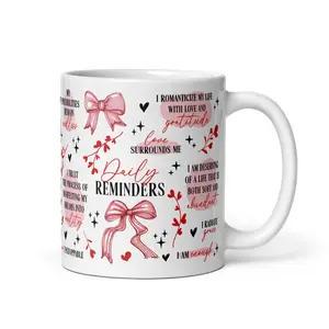 NEU Soft Girl Era Mug With Daily Reminder Affirmations Infused With Positive Thoughts Bringing Law Of Attraction To Life