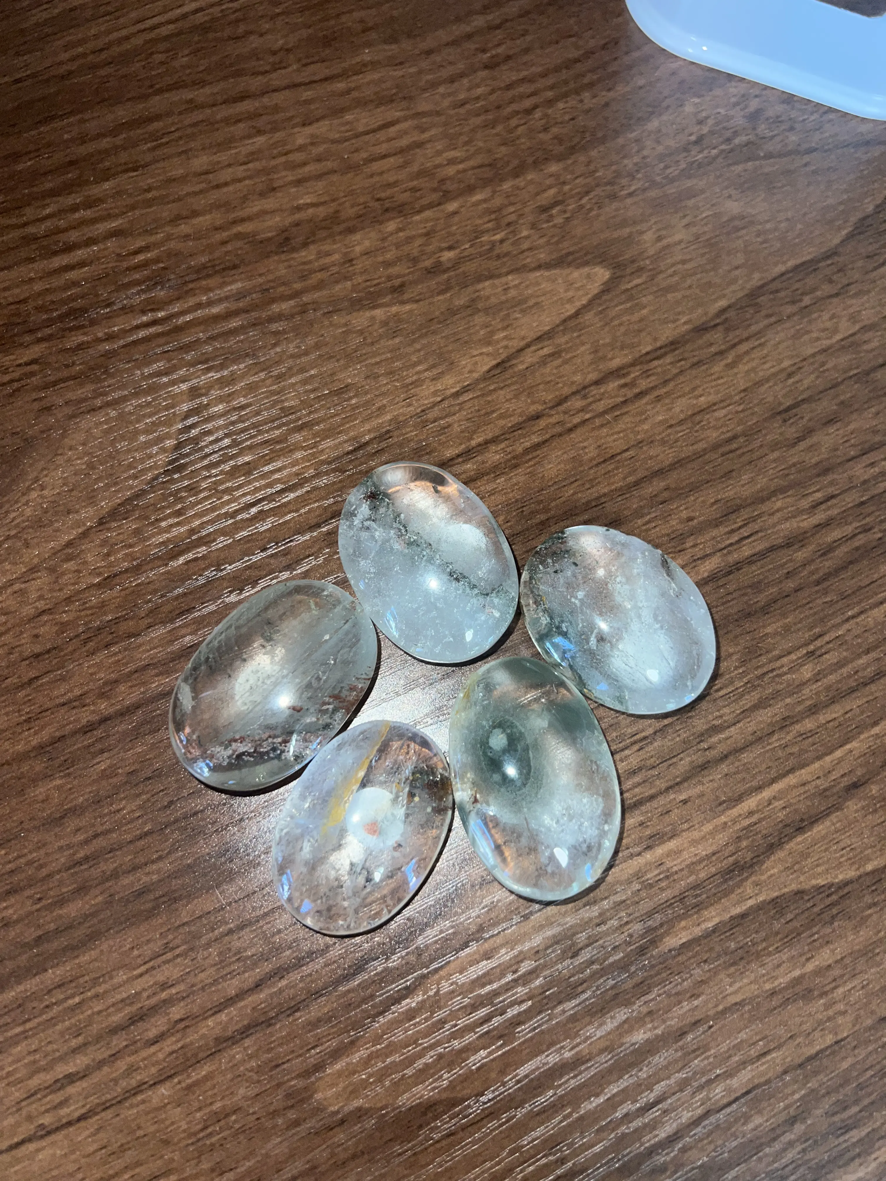 Natural Crystal: Garden Quartz Palm Stones