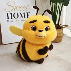 25cm Cartoon Adorable Honey Bee Plush Toys Soft Cute Spring Insect Bees Stuffed Toy Perfect Birthday Gifts for Kids Home Decor