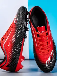 Youth Soccer Shoes, Soccer Cleats, School & Match Training Footwear, Low-Top Design, Long Studs, Anti-Slip Sole, Suitable for Adults & Men/women Players