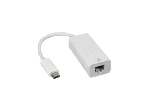 Nippon Labs 30UC-CGB USB 3.1 Type-C Male to Gigabit Ethernet Female Adapter, White