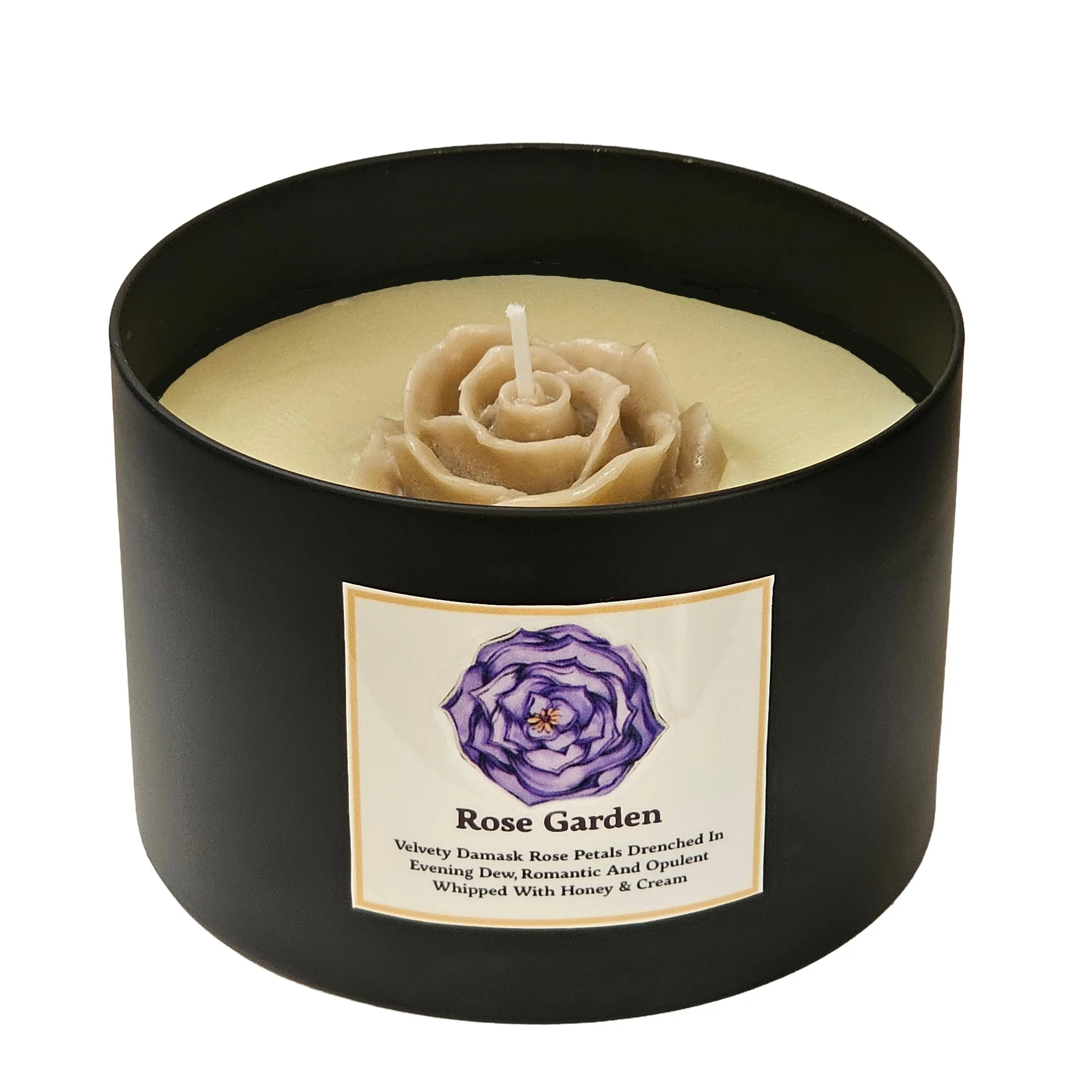 Rose Garden Aromatherapy Therapy Candle for Relaxation, Health & Alternative Self Care Support