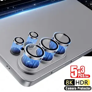 Easy Installation Aluminum Alloy Lens Glass Film with Locator for Samsung Galaxy S26 Ultra 5g, 9h Tempered Glass, Durable, Anti-Scratch, HD Transparent Protection