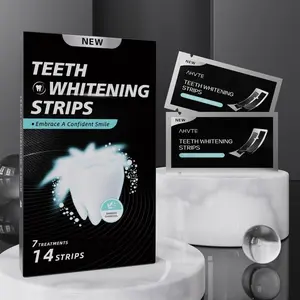 Bamboo Charcoal Enzyme Teeth Whitening Strips for Fresh Smoke Tea Stain Removal HP Bleaching Nano Oral Care Multi-Pack 7 Treatments 14 Strips for Brighter Smile Radiant Cleansing Cleanser Toothpaste