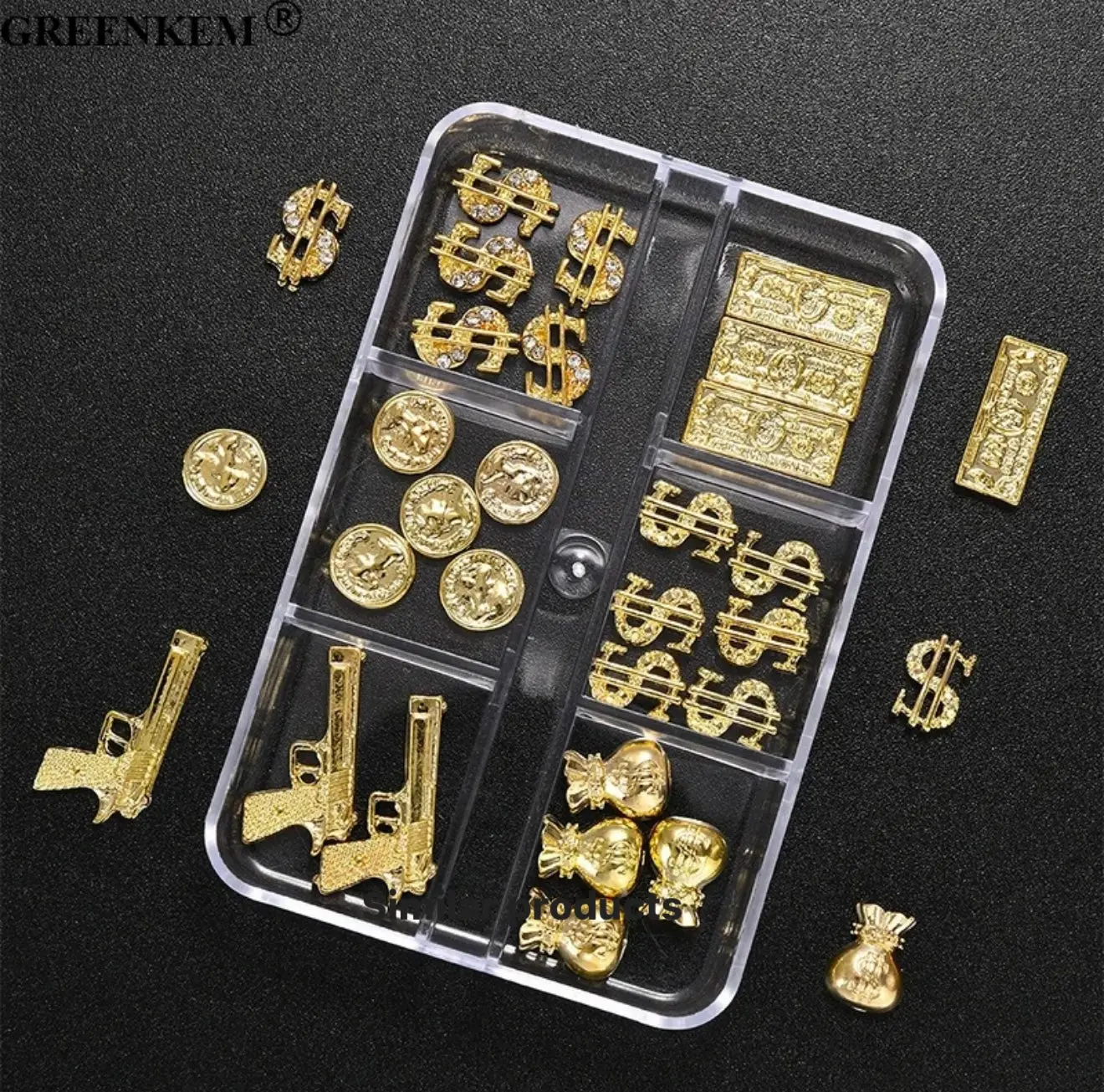 Money Nail Charms