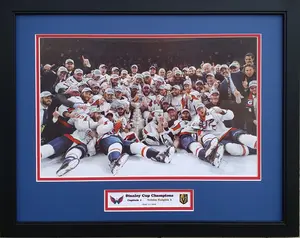 Capitals vs Knights 2018 Stanley Cup Champions Custom Framed Picture