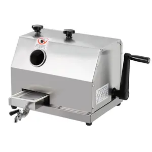 Garvee 800W Sugarcane Juicer Machine with 3 Stainless Steel Drums, 2.4-inch Large Inlet, Capable of Juicing 661LBS/H, Available in Wheeled and Non-Wheeled Versions, Suitable for Home and Commercial Use