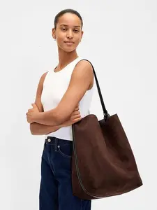 GAP Soft Vegan Suede Bucket Bag – Everyday Essential