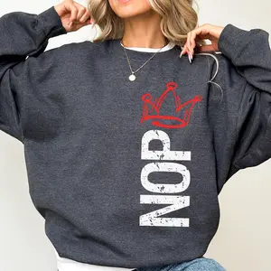 [SALE UP TO 40%] No Kings Protest Sweatshirt, Anti Monarchy Graphic Pullover,Revolutionary Statement Crewneck,Political Activism Graphic Sweater,No Kings Tee