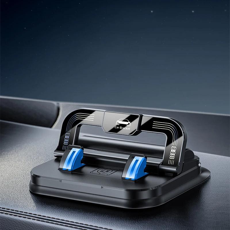 Car phone holder, portable mobile phone holder, stable and durable.In-built parking number plate function, quickly switch to a phone number plate.