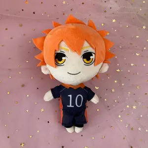 Anime Haikyuu Plush Doll Toy Tobio Kageyama Shoyo Hinata Kuroo Tetsurou Soft Stuffed Pillow Collection Gift Size 20cm