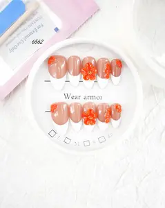 .DP.6562.French-style carved wearable nails