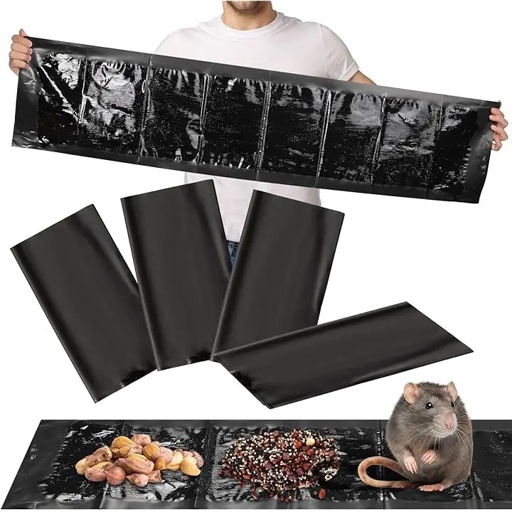 High Efficiency Silent Trap Adhesive Film (120x27.5cm) - Super Sticky, Long-Lasting, No-Mess Pest Control Solutions for Indoor Kitchen Corner, Mosquito Control Solutions