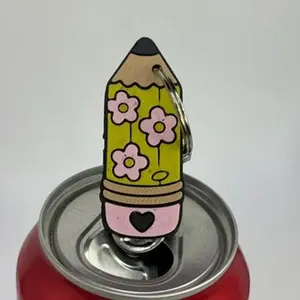 Pencil Pop Can Opener/ Soda Tab Opener Keychain