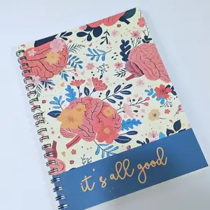 Mental Health Mood Journal for Emotional Well-Being, Personal Growth, Practical and Trendy Emotional Tracking Notebook, Perfect for Daily Reflections, Spiral Notebook Journal
