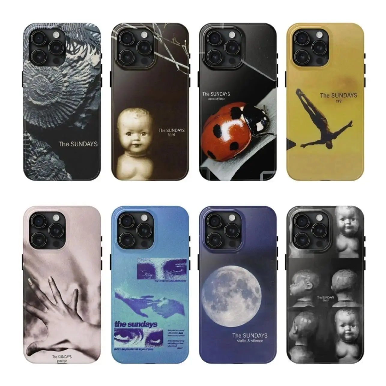 The Sundays Blind Album Art Phone Case, Dream Pop Indie Rock Aesthetic, Compatible with iPhone 11-17 Pro Max/Plus and Samsung Galaxy S23-25