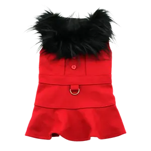 Designer Coat | Fancy Red Wool