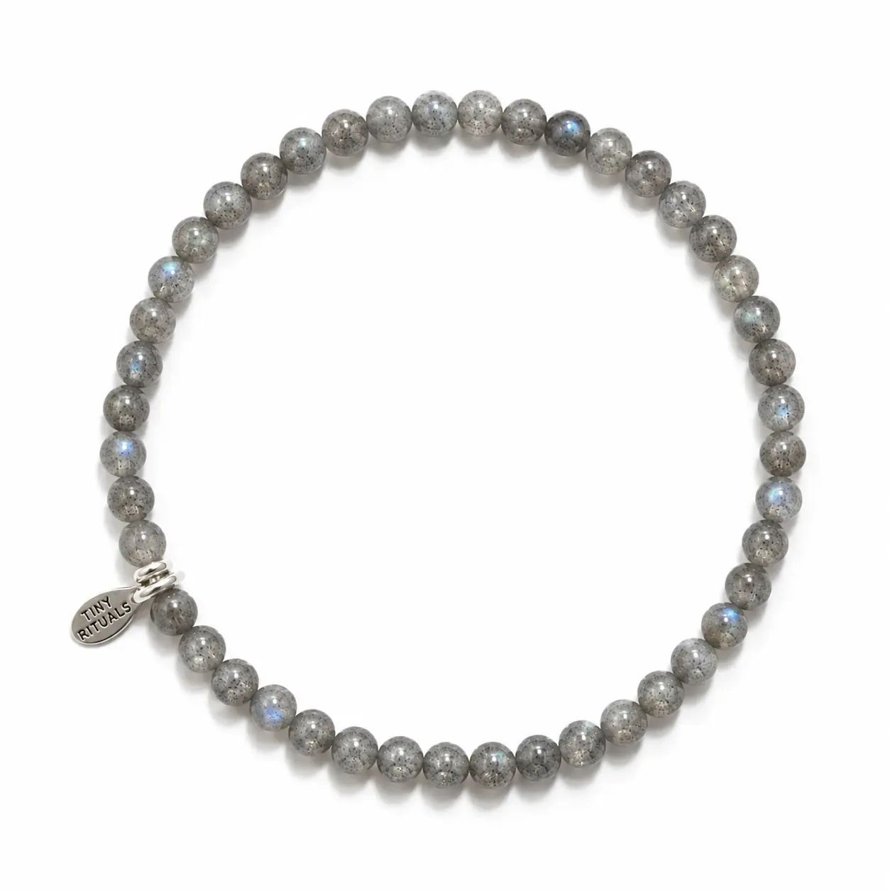 Tiny Rituals Labradorite Aurora Crystal Bracelet, Natural Gemstone Healing Semiprecious Stone Jewelry
