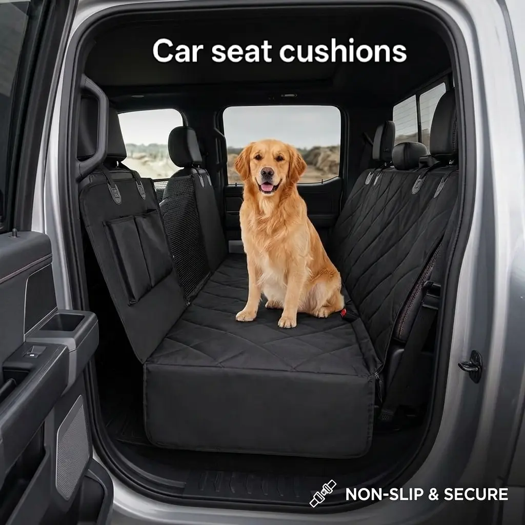 Dog Car Seat Cover,Waterproof Car Seat Covers for Dogs,Hammock Heavy Duty Scratch Proof Nonslip Durable Soft Pet Back Seat Covers for Small or Mid-Size Sedans, SUVs and Trucks