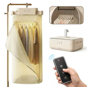 Electric Portable Clothes Dryer 600W Mini Hanging Dryerfor Apartment, Dorm, RV Quick and Easy to Use withDryer Bag Appliance Household